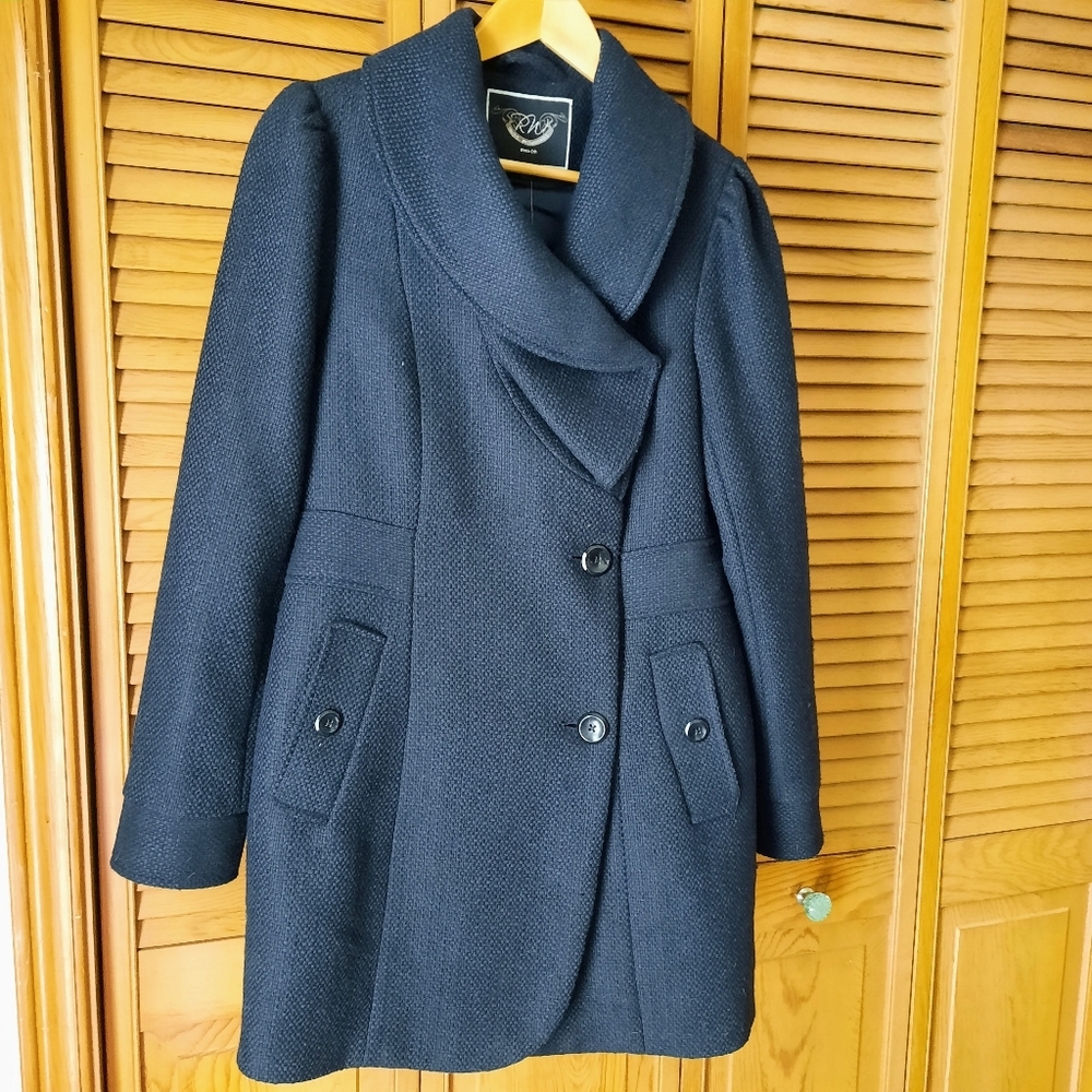 RW & CO. Blue Chic Winter Jacket